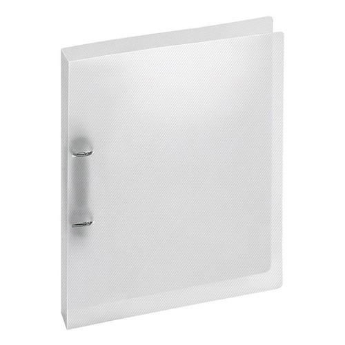 Ringbuch Crystal A4 2Ringe Ringe-Ø25mm transparent PP Veloflex 1145290 Produktbild Front View L