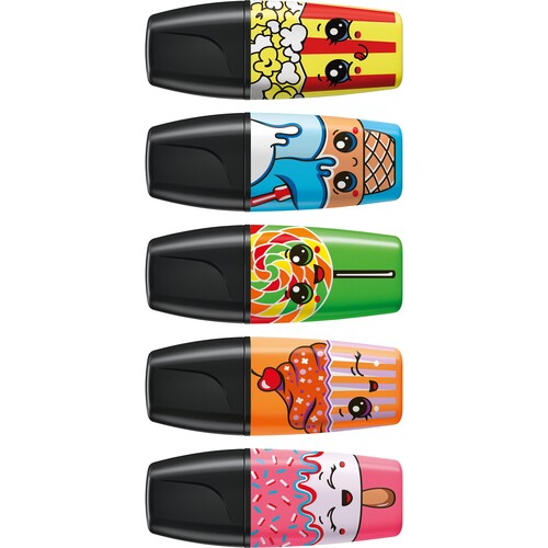 Textmarker Boss Mini Sweet Friends blau Strichstärke 2+5 mm Stabilo 07/31-8 Produktbild Additional View 5 L