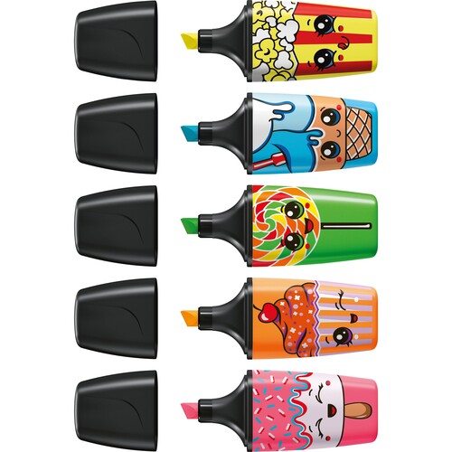 Textmarker Boss Mini Sweet Friends blau Strichstärke 2+5 mm Stabilo 07/31-8 Produktbild Additional View 6 L