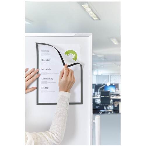 Magnetrahmen magnetofix A5 transparent/grau Magnetoplan 1131101 (PACK=5 STÜCK) Produktbild Additional View 3 L