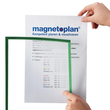 Magnetrahmen magnetofix A4 transparent/rot Magnetoplan 1130306 (PACK=5 STÜCK) Produktbild Additional View 2 S