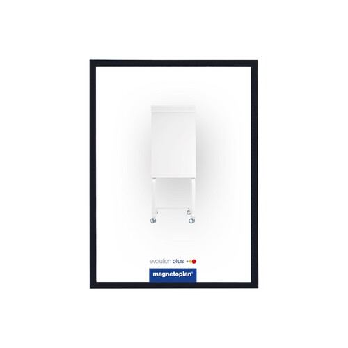 Magnetrahmen magnetofix A4 transparent/schwarz Magnetoplan 1130312 (PACK=5 STÜCK) Produktbild
