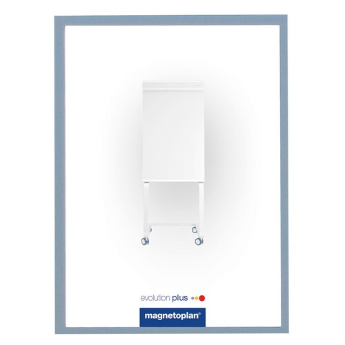 Magnetrahmen magnetofix A4 transparent/silber Magnetoplan 1130332 (PACK=5 STÜCK) Produktbild