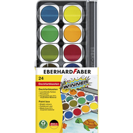 Malkasten Winner 24 Farben ohne Wasserbecher Eberhard Faber 578324 Produktbild