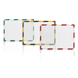 Magnetrahmen magnetofix SAFETY A4 gelb/schwarz Magnetoplan 1131442 (PACK=5 STÜCK) Produktbild Additional View 1 S