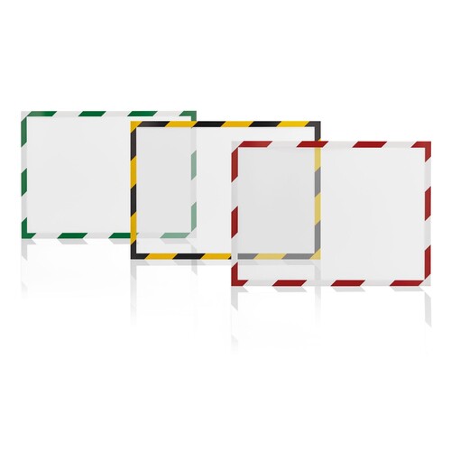 Magnetrahmen magnetofix SAFETY A4 gelb/schwarz Magnetoplan 1131442 (PACK=5 STÜCK) Produktbild Additional View 1 L