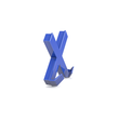 Magnet MEGA Cross XL 9x9cm mit 2 Haken 1900g Haftkraft blau Dahle 95550-14820 Produktbild Additional View 2 S