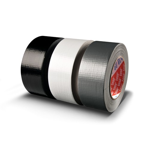 Gewebeband Duct tape 48mm x 50m schwarz Tesa 04613-00050-00 (RLL=50 METER) Produktbild Additional View 1 L