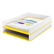 Briefkorb WOW Duo Colour für A4 267x49x336mm weiß/gelb metallic Kunststoff Leitz 5361-10-16 Produktbild Additional View 1 S