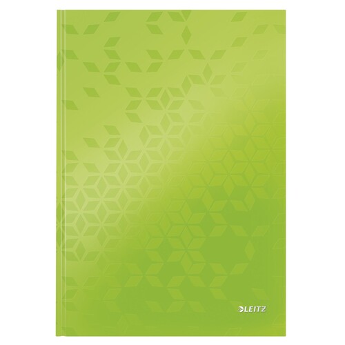Notizbuch WOW Hardcover kariert 80Blatt A4 grün metallic Leitz 4626-10-54 Produktbild