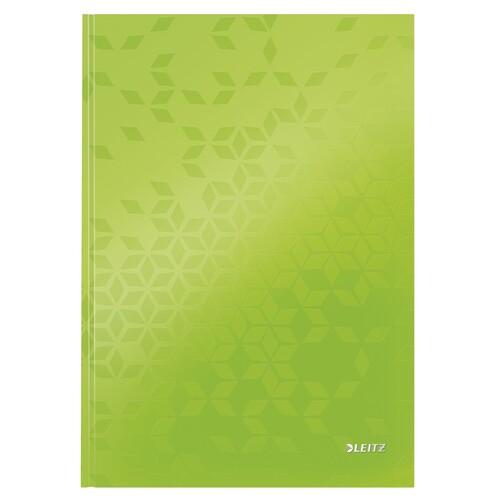 Notizbuch WOW Hardcover kariert 80Blatt A4 grün metallic Leitz 4626-10-54 Produktbild