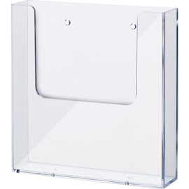 Wand-Prospekthalter 1xA5 162x39x165mm glasklar Helit H23501 Produktbild