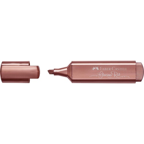 Textmarker TL 46 Keilspitze Metallic rot Faber Castell 154673 Produktbild Front View L