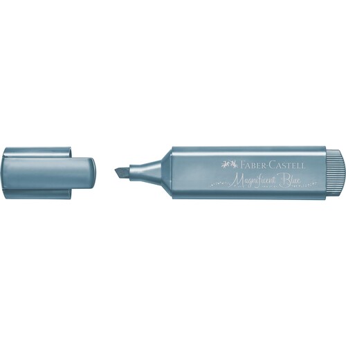 Textmarker TL 46 Keilspitze Metallic blau Faber Castell 154647 Produktbild Front View L