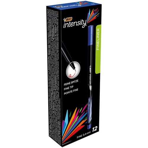 Fineliner Intensity fine 0,4mm blau Bic 942070 Produktbild Additional View 1 L