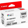 Tintenpatrone PFI-1000PGY für Canon IPF 1000 80ml FOTOgrau Canon 0553C001 Produktbild