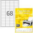 Etiketten Inkjet+Laser+Kop. 48,5x16,9mm auf A4 Bögen weiß BestStandard (PACK=6800 STÜCK) Produktbild