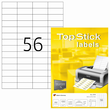 Etiketten Inkjet+Laser+Kop. 52,5x21,2mm auf A4 Bögen weiß BestStandard (PACK=5600 STÜCK) Produktbild