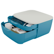 Schubladenbox Cosy 2 Schübe 25,1x14,2x27,5cm blau/hellgrau Kunststoff Leitz 5357-00-61 Produktbild Additional View 1 S
