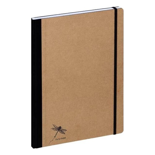 Notizbuch Pur A4 kariert natur Pagna 26087-11 Produktbild Front View L