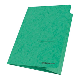 Sammelmappe mit 3 Klappen A4 bis 150Blatt grün Karton Produktbild
