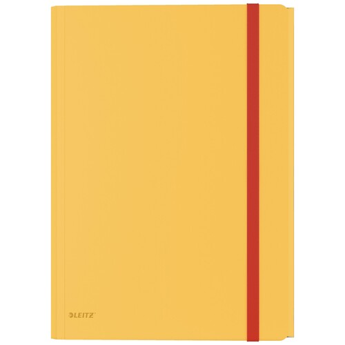 Eckspanner Cosy mit 3 Klappen A4 für 150Blatt gelb PP Leitz 4619-00-19 Produktbild