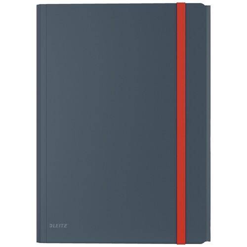 Eckspanner Cosy mit 3 Klappen A4 für 150Blatt grau PP Leitz 4619-00-89 Produktbild