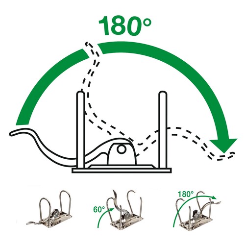 Ordner 180° Active Cosy A4 82mm grau Kunststoff Leitz 1038-00-89 Produktbild Additional View 3 L