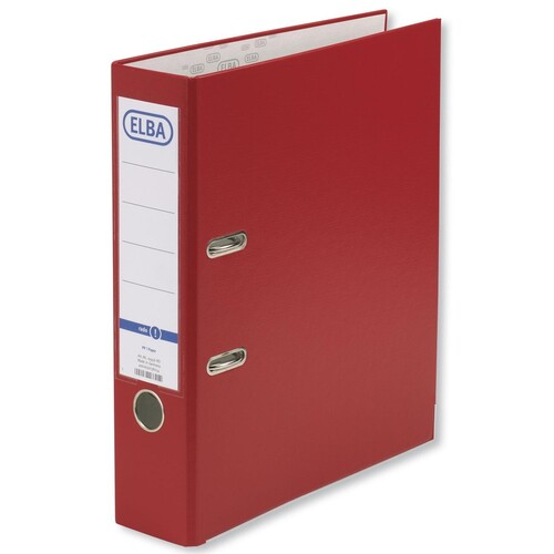 Ordner smart Pro A4 80mm rot PP/Papier Elba 100202156 Produktbild