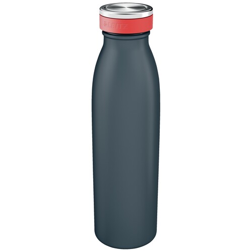 Trinkflasche Cosy 500ml grau Leitz 9016-00-89 Produktbild Front View L