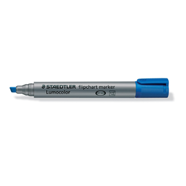 Flipchartmarker Lumocolor 356 2mm Keilspitze blau Staedtler 356 B-3 Produktbild