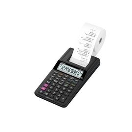 Tischrechner 12-stelliges Display Casio HR-8 RCE einfarbiger Druck Batteriebetrieb Produktbild