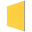 Textil-Pinnwand Impression Pro Widescreen 55" 122x69m gelb Nobo mit Aluminiumrahmen 1915431 Produktbild Additional View 1 S