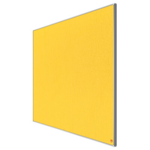 Textil-Pinnwand Impression Pro Widescreen 55" 122x69m gelb Nobo mit Aluminiumrahmen 1915431 Produktbild Additional View 1 L