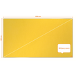Textil-Pinnwand Impression Pro Widescreen 55" 122x69m gelb Nobo mit Aluminiumrahmen 1915431 Produktbild Additional View 3 S