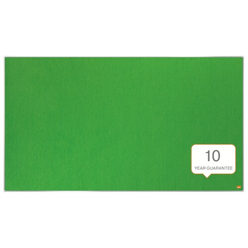 Textil-Pinnwand Impression Pro Widescreen 55" 122x69cm grün Nobo mit Aluminiumrahmen Nobo 1915426 Produktbild Additional View 2 L