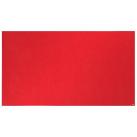 Textil-Pinnwand Impression Pro Widescreen 85" 188x106cm rot Nobo mit Aluminiumrahmen 1915423 Produktbild