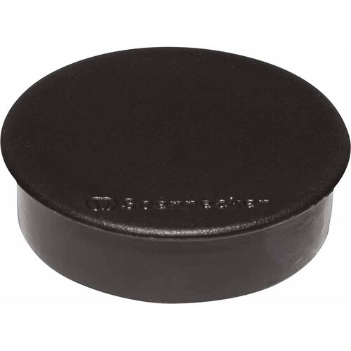 Haftmagnete ø 38mm 2500g Haftkraft schwarz (SCH=10 STÜCK) Produktbild Front View L