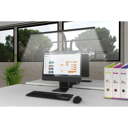 Schreibtischleuchte LED STRATA mit Klemmfuß schwarz Unilux 400124562 Produktbild Additional View 8 L