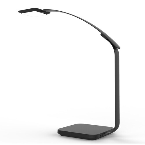 Schreibtischleuchte LED TIMELIGHT mit Standfuß schwarz Unilux 400110241 Produktbild Additional View 2 L