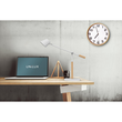 Tischleuchte LED VICKY mit Standfuß dimmbar weiß/buche Unilux 400110084 Ladeoption über USB Produktbild Additional View 4 S