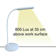 Tischleuchte LED NELLY Akku mit Standfuß dimmbar weiß Unilux 400124483 Produktbild Additional View 3 S