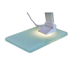 Tischleuchte LED POPY mit Glasfuß dimmbar weiß Unilux 400124478 Produktbild Additional View 7 S