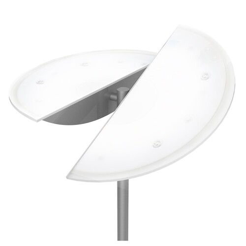 Stehleuchte LED ZELUX dimmbar metallgrau Unilux 400100711 Produktbild Additional View 1 L