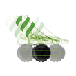Fußstütze ROLLER FEET mit Massageoberfläche schwarz Unilux 400125220 Produktbild Additional View 2 S