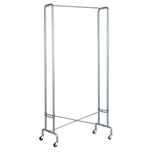 Garderobe mobil FOLDY 180x88x49cm faltbar metallgrau Unilux 400050665 Produktbild