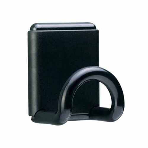 Kleiderhaken FIL magnetisch trägt bis 12kg schwarz Unilux 100340762 Produktbild Front View L