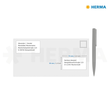 Etiketten PREMIUM Inkjet+Laser+Kopier 70x36mm auf A4 Bögen weiß permanent Herma 4633 (PACK=4800 STÜCK) Produktbild Additional View 2 S