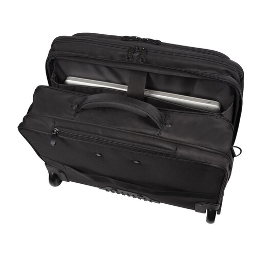 Businesstrolley RPET 38x45x23cm schwarz 1680 D Nylon STOP 46215 Produktbild Additional View 2 L