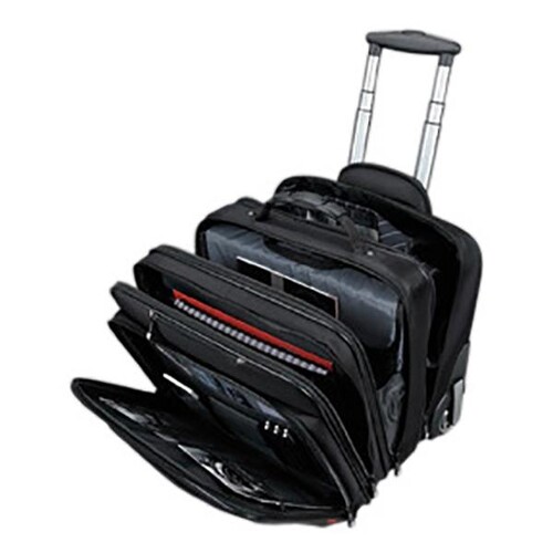 Businesstrolley BRAVO 2 42x40x31cm schwarz Nylon Lightpak 46102 Produktbild Additional View 1 L